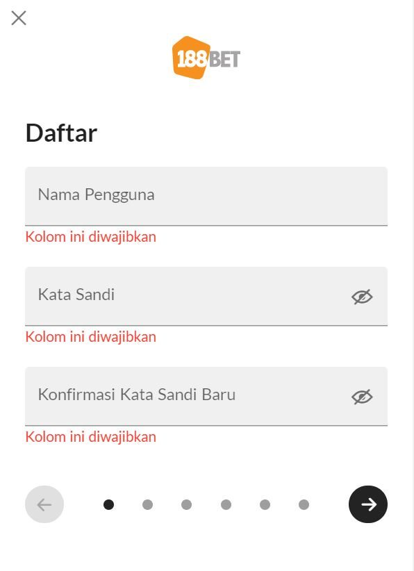 Form Pendaftaran 1